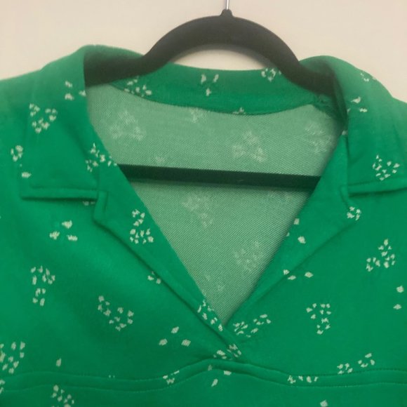 Vintage Emerald Floral Maxi Dress - Picture 3 of 6